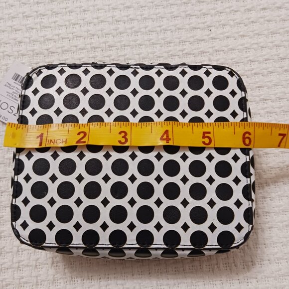 Chico's Jewelry Travel Case Bag Black and White NWT - Picture 4 of 9